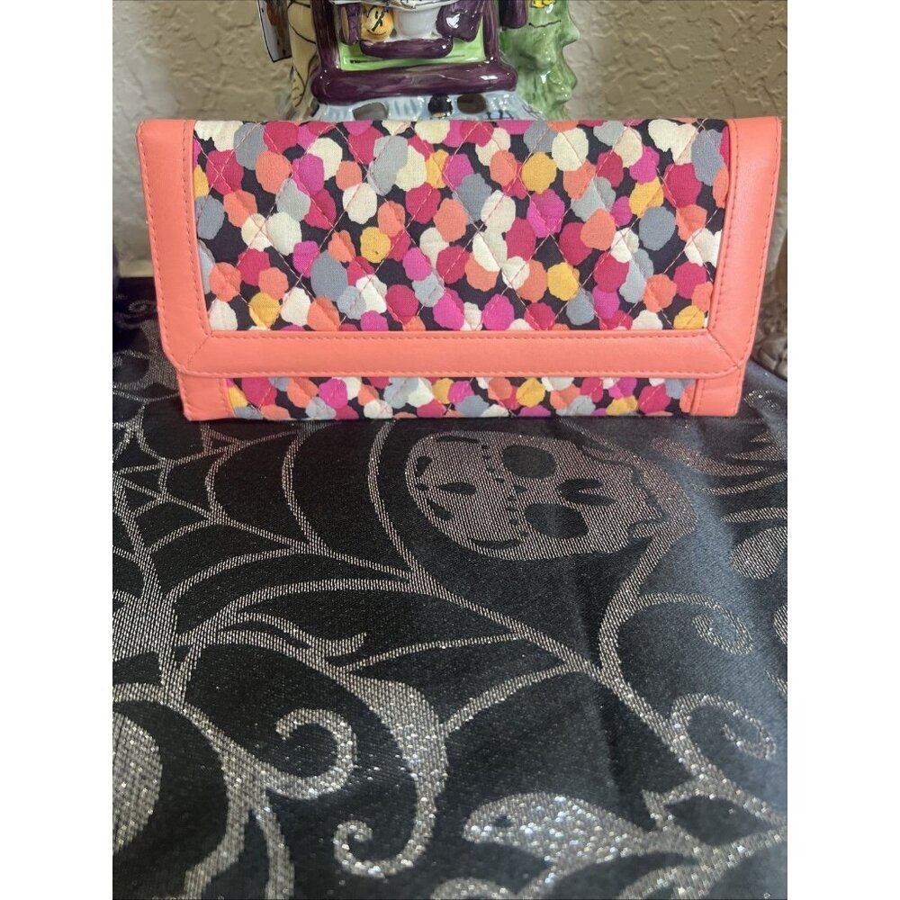 Vera Bradley Long Trifold Wallet - Pixie Confetti